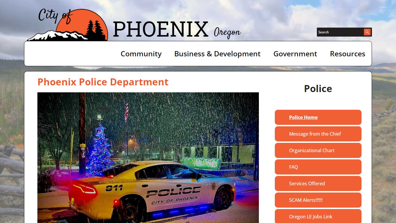 Phoenix Police Department | Phoenix Oregon