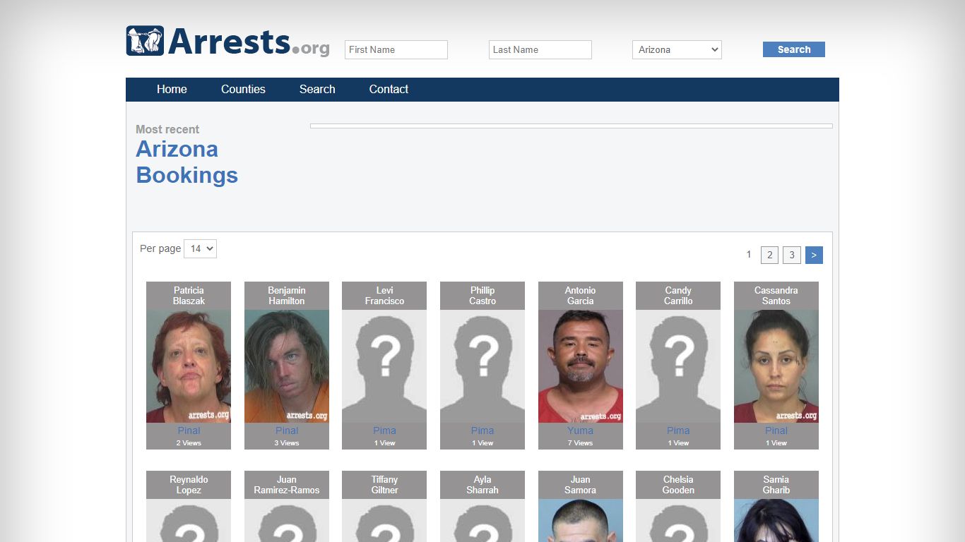 Arizona Arrests and Inmate Search